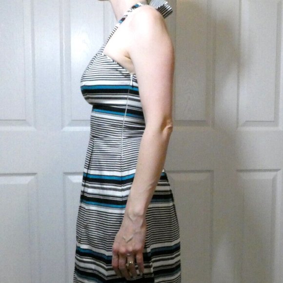 Striped SunDress, Summer Lightweight White House Black Market Quality Size 0 - Picture 5 of 11